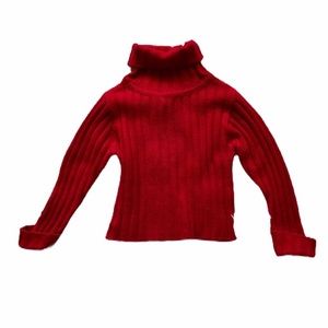 Red Sweater Girls Size 5/6 Red Sweater